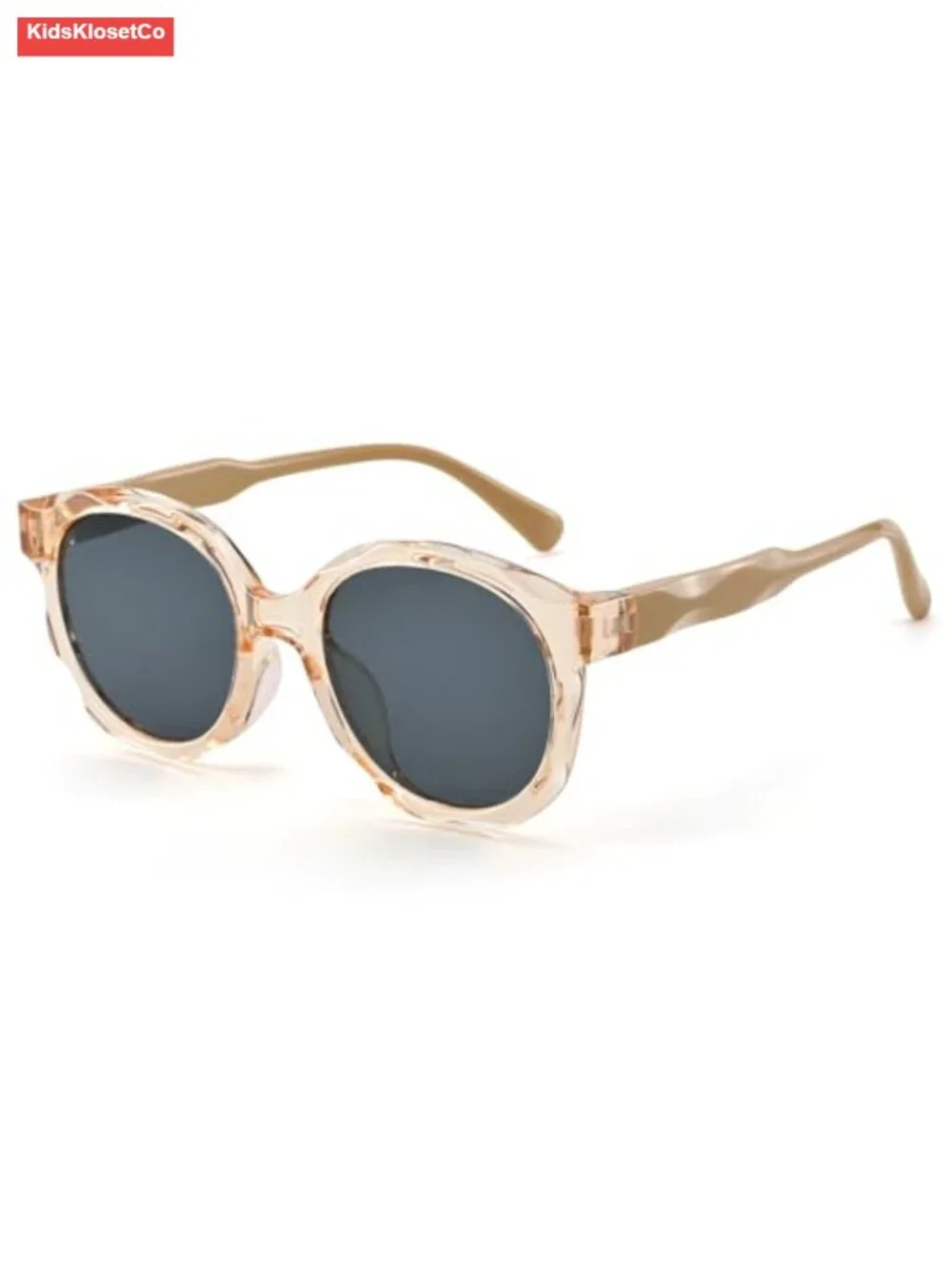 Kids Polarized Sunglasses TR90 Round Frame UV400 Protection Ages 3-8
